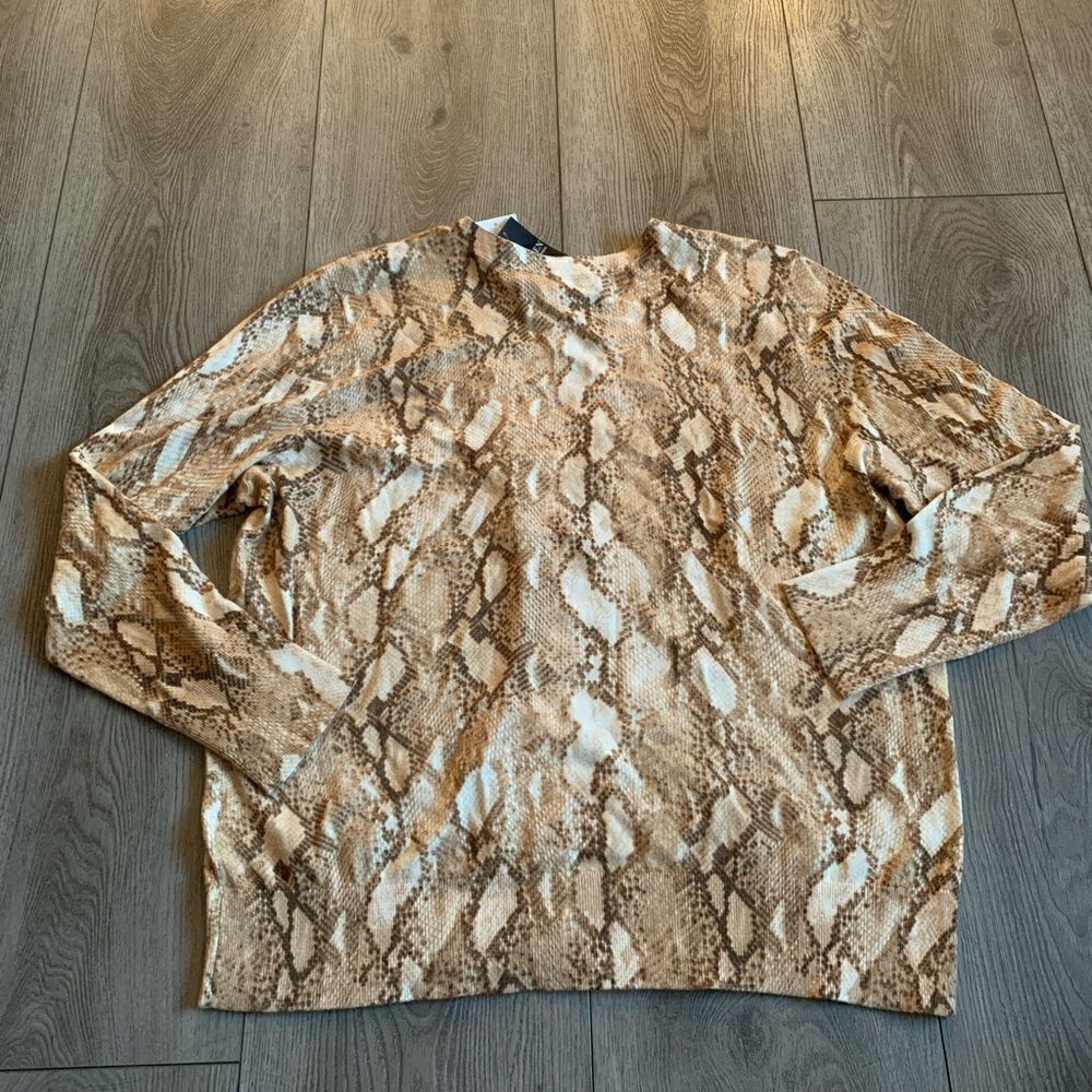 Lauren Ralph Lauren snake print sweater perfect for office wear